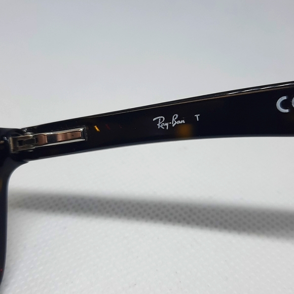 RAY BAN RAP5465AA 140 RC002 tortoise 48-18-140  Eyeglass Frame, Pre-Owned - Picture 4 of 6